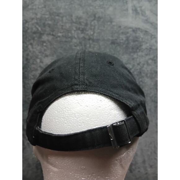 Vintage Y2K Nike Gray Tag Black Pink Lettering Adjustable Strap Dad Hat Cap - Picture 3 of 6